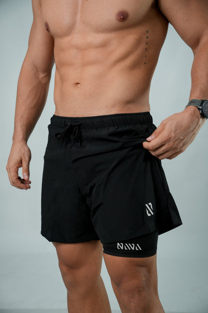 Pantaloneta de compresión Negra