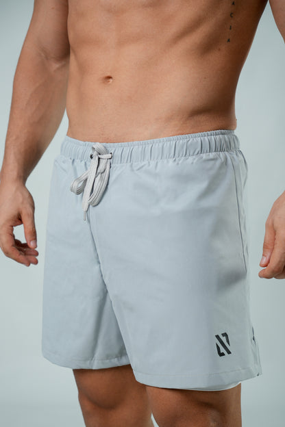 Pantaloneta de compresión Gris Claro