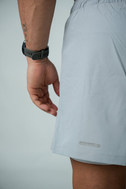 Pantaloneta de compresión Gris Claro