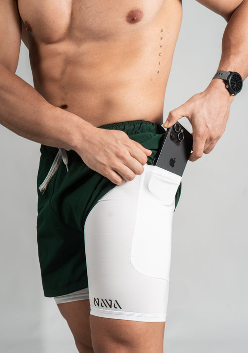 Pantaloneta de Compresión Verde Esmeralda